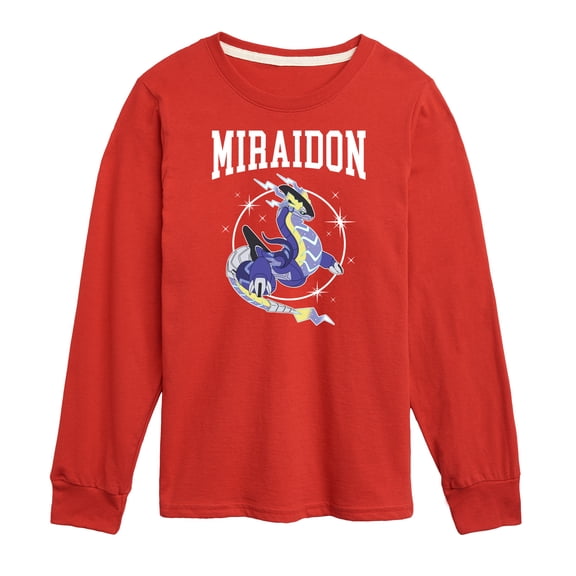 Pokémon - Miraidon Collegiate - Youth Long Sleeve Graphic T-Shirt