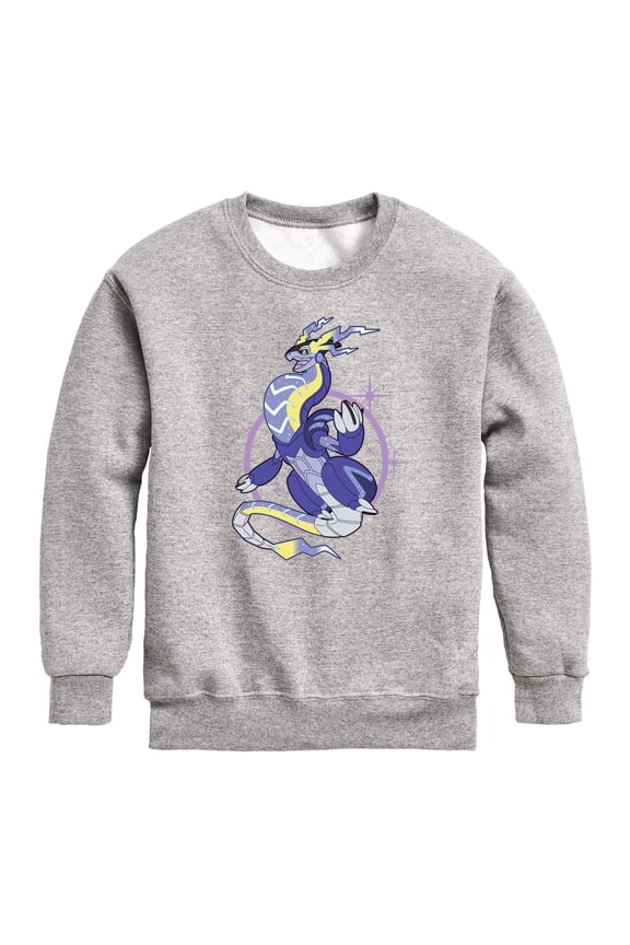 Pokémon - Miraidon Elements - Youth Crewneck Fleece Sweatshirt