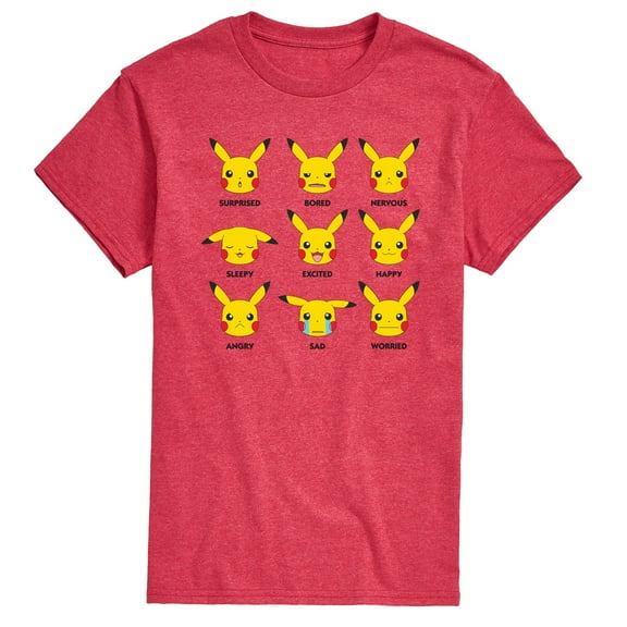 Pokémon - Moody Pikachu - Men's Short Sleeve Graphic T-Shirt