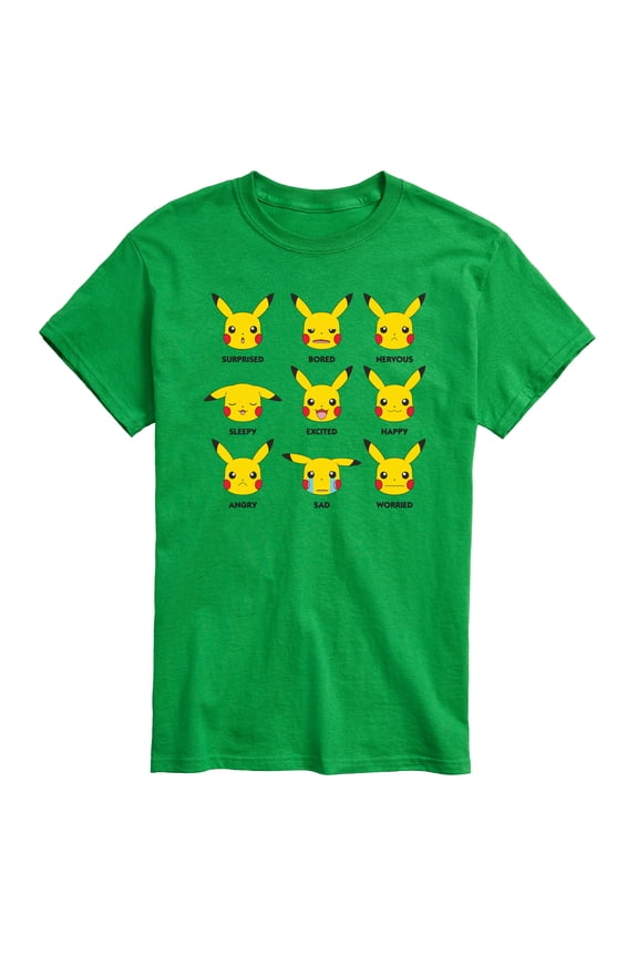 Pokémon - Moody Pikachu - Men's Short Sleeve Graphic T-Shirt