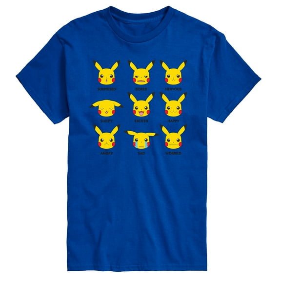 Pokémon - Moody Pikachu - Men's Short Sleeve Graphic T-Shirt
