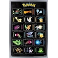 thumbnail image 1 of Pokémon - Moves Grid Wall Poster, 14.725" x 22.375" Framed, 1 of 5