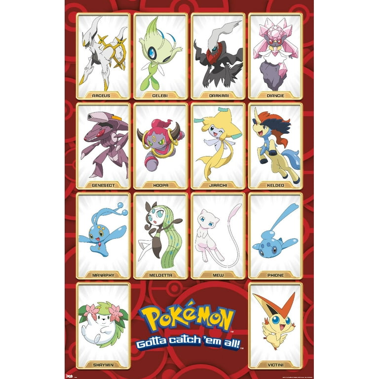 Pokemon Legendary Poster