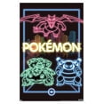 thumbnail image 1 of Pokemon - Neon Group Wall Poster, 14.725" x 22.375", Framed, 1 of 1