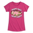 thumbnail image 1 of Pokémon - Never Rushed - Girls Toddler And Youth Fitted Short Sleeve Graphic T-Shirt, 1 of 5