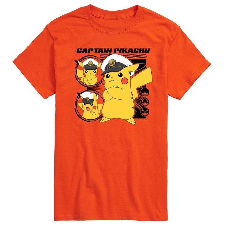 POKEMON MADE T-SHIRT オンライン限定　PIKACHU XL Pokémon - New Horizons - Captain Pikachu - Adult Short