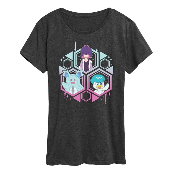 Pokémon - New Horizons - Nidothing Dot Quaxly - Ladies Short Sleeve Graphic T-Shirt