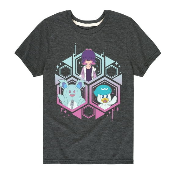 Pokémon - New Horizons - Nidothing Dot Quaxly - Toddler And Youth Short Sleeve T-Shirt