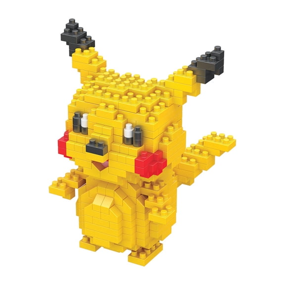 Pokémon New Small Particle Building Blocks Pikachu Small Animal Model Educational Game Puzzle Children's Teaching Toy
