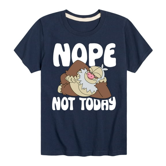 Pokémon - Nope Not Today Slaking - Toddler And Youth Short Sleeve Graphic T-Shirt