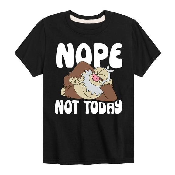 Pokémon - Nope Not Today Slaking - Toddler And Youth Short Sleeve Graphic T-Shirt