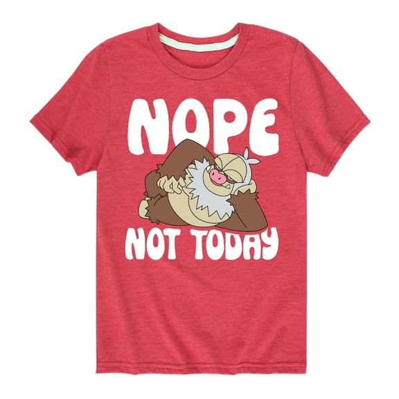 Pokémon - Nope Not Today Slaking - Toddler And Youth Short Sleeve Graphic T-Shirt