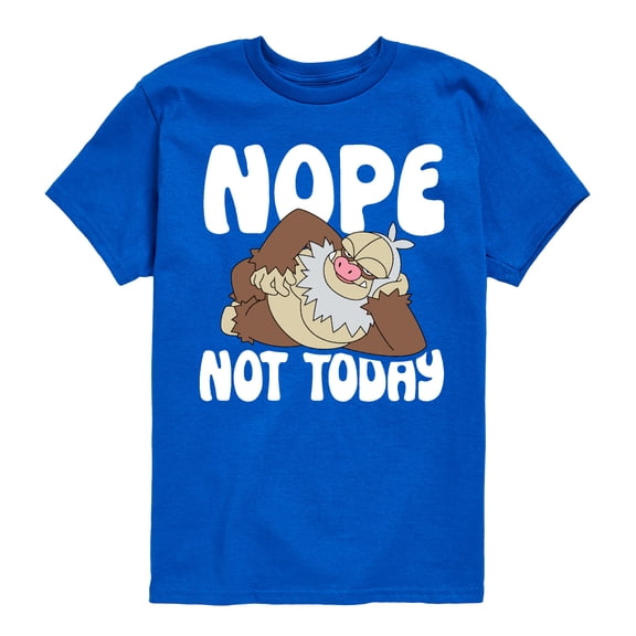 Pokémon - Nope Not Today Slaking - Toddler And Youth Short Sleeve Graphic T-Shirt