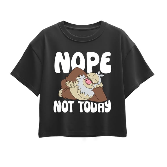 Pokémon - Nope Not Today Slaking - Youth Girl Short Sleeve Boxy Tee