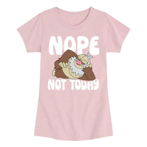 Pokémon - Nope Not Today Slaking - Youth Girls Short Sleeve T-Shirt
