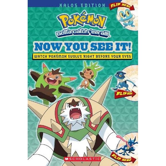 Pre-Owned Now You See It! Kalos Edition (Pokémon) (Paperback) by Scholastic