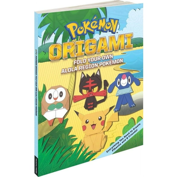 Pokémon Origami: Fold Your Own Alola Region Pokémon, (Paperback)