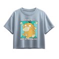 thumbnail image 1 of Pokémon - Overthinking - Youth Girls Boxy T-Shirt, 1 of 4