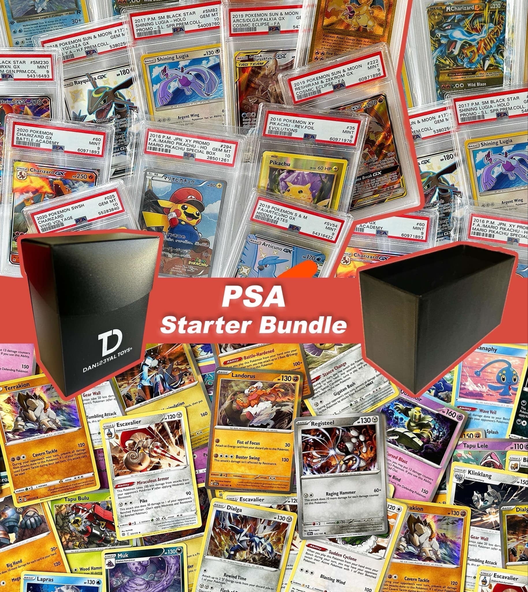 PSA Starter Bundle - 40 Holo and High HP Cards, Ne