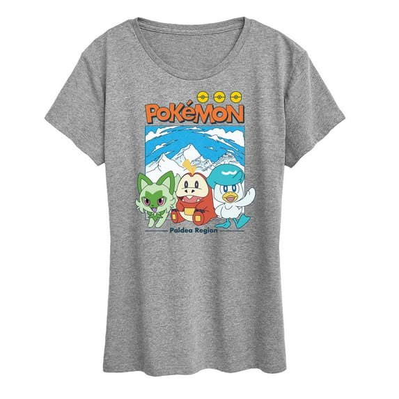 Pokémon - Paldea Friends - Women's Short Sleeve Graphic T-Shirt