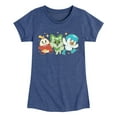 thumbnail image 1 of Pokémon - Paldea Starters - Girl's Youth Fitted Short Sleeve Graphic T-Shirt, 1 of 4
