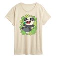 thumbnail image 1 of Pokémon - Pancham Shamrocks Collage - Women's Short Sleeve Graphic T-Shirt, 1 of 4