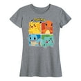 thumbnail image 1 of Pokémon - Partner Squares - Women's Short Sleeve Graphic T-Shirt, 1 of 5