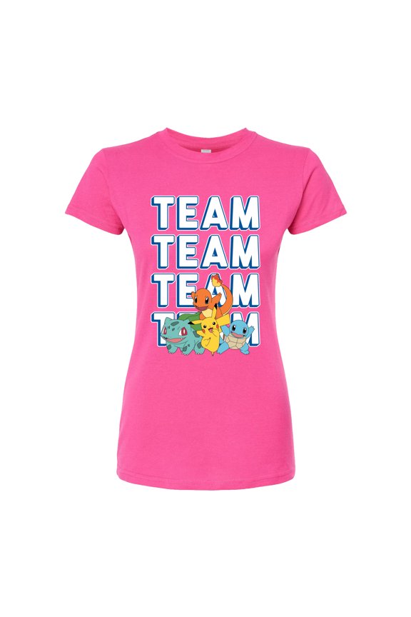 Pokémon - Partners Team - Juniors Fitted Graphic T-Shirt