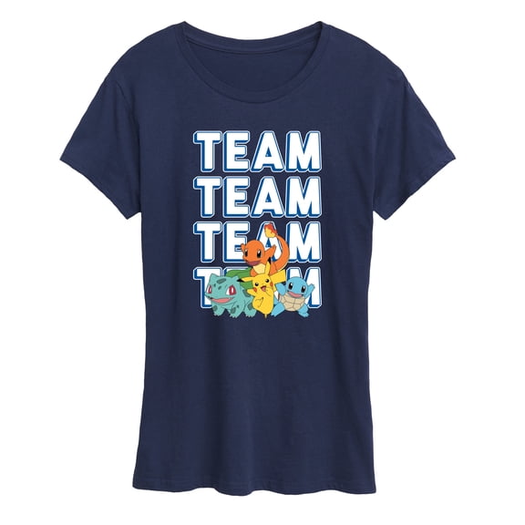 Pokémon - Partners Team - Women's Short Sleeve Graphic T-Shirt