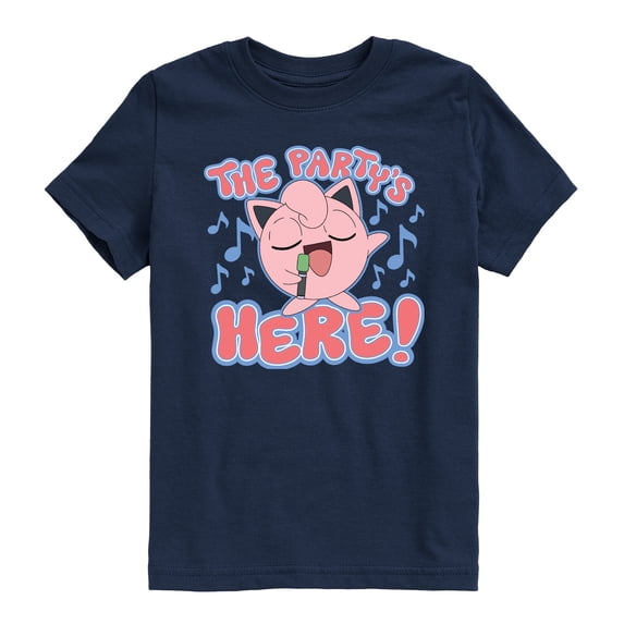 Pokémon - Party's Here - Youth Boys Short Sleeve Graphic T-Shirt