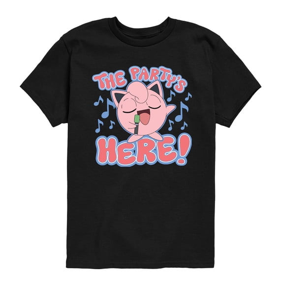 Pokémon - Party's Here - Youth Boys Short Sleeve Graphic T-Shirt