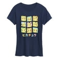 thumbnail image 1 of Pokémon - Pastel Pikachu Expression Grid  - Women's Short Sleeve Graphic T-Shirt, 1 of 5