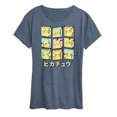thumbnail image 1 of Pokémon - Pastel Pikachu Expression Grid  - Women's Short Sleeve Graphic T-Shirt, 1 of 5