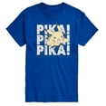 thumbnail image 1 of Pokémon - Pastel Pikachu Wall Break  - Men's Short Sleeve Graphic T-Shirt, 1 of 4