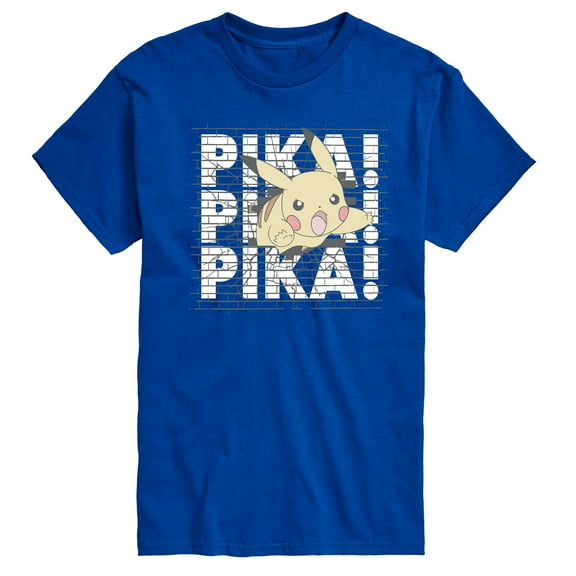 Pokémon - Pastel Pikachu Wall Break - Men's Short Sleeve Graphic T-Shirt