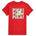 thumbnail image 1 of Pokémon - Pastel Pikachu Wall Break  - Men's Short Sleeve Graphic T-Shirt, 1 of 4