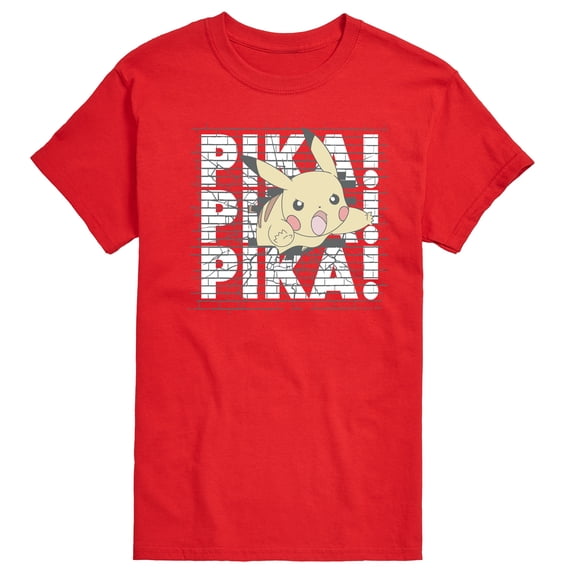 Pokémon - Pastel Pikachu Wall Break  - Men's Short Sleeve Graphic T-Shirt