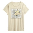 thumbnail image 1 of Pokémon - Pastel Pikachu Wall Break  - Women's Short Sleeve Graphic T-Shirt, 1 of 5