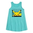thumbnail image 1 of Pokémon - Peeking Pikachu - Youth Girls A-line Dress, 1 of 4
