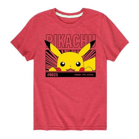 Pokémon - Peeking Pikachu - Youth Short Sleeve Graphic T-Shirt