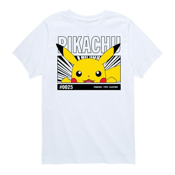 Pokémon - Peeking Pikachu - Youth Short Sleeve Graphic T-Shirt