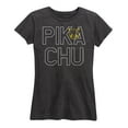 thumbnail image 1 of Pokémon - Pika Blocks - Women's Short Sleeve Graphic T-Shirt, 1 of 5