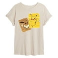 thumbnail image 1 of Pokémon - Pika Eevee Marker - Women's Oversized Graphic T-Shirt, 1 of 4
