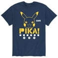 thumbnail image 1 of Pokémon - Pika Face - Men's Short Sleeve Graphic T-Shirt, 1 of 5