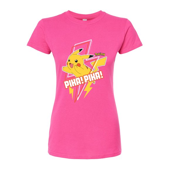 Pokémon - Pika Pika - Juniors Fitted Graphic T-Shirt