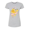 thumbnail image 1 of Pokémon - Pika Pika - Juniors Fitted Graphic T-Shirt, 1 of 5
