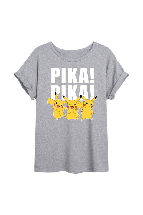 Pokémon - Pika! Pika! - Juniors Ideal Flowy Muscle T-Shirt