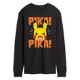 thumbnail image 1 of Pokémon - Pika Pika Scared - Men's Long Sleeve T-Shirt, 1 of 5