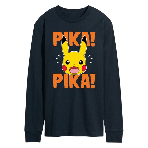 Pokémon - Pika Pika Scared - Men's Long Sleeve T-Shirt