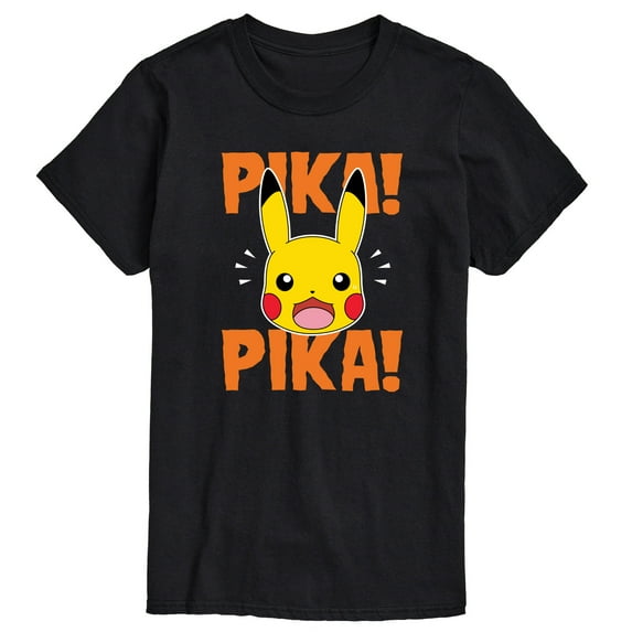 Pokémon - Pika Pika Scared - Men's Short Sleeve Graphic T-Shirt
